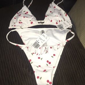 Forever 21 cherry bikini